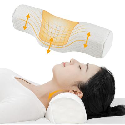 Melvint Neck Stretch Neck Neck Restful Straight Memory Foam Stabilizes and Stretches the Side White Pillow, Pillow, Sleep, Neck, Pillow, Head,