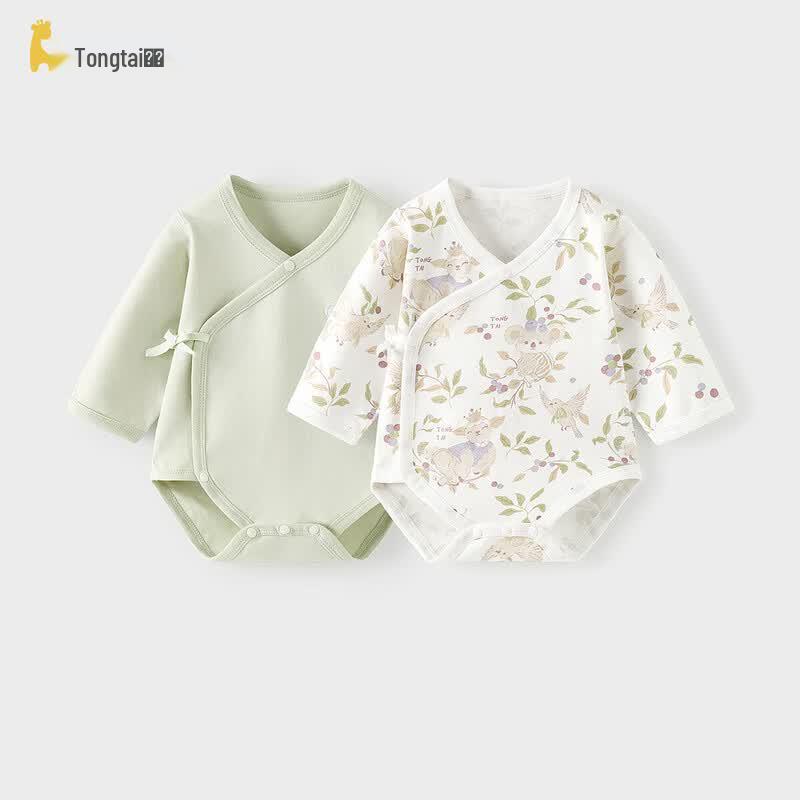 Детский боди Tongtai из чистого хлопка с длинным рукавом 52cm