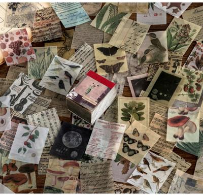 366Pcs Natural Scenery Stationery Stickers Book Aestheti Butterfly Cute  Journaling Stationery Aesthetic Stickers