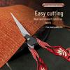 Retro Bamboo Tailor Scissors: Cross Stitch, Embroidery, Thread Snippers, Tea, Yarn, & Student Handmade Small Craft Scissors
