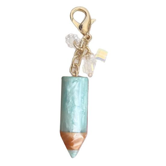 

Dopamine Pencil Keychain Mini Pencil Bag Charm Lightweight Cute Bag Pendant Cute Bag Hanging Ornament for Students синій