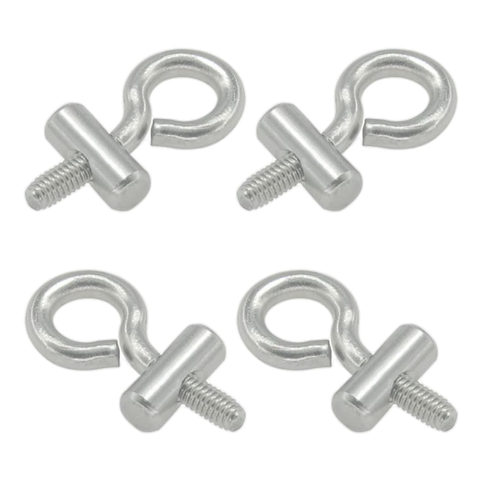 

Stainless Steel Piping Rails Stoppers 6mm Compatible For Caravans Motorhome Camping Tent Accessories Secure Attachment 4PCS
