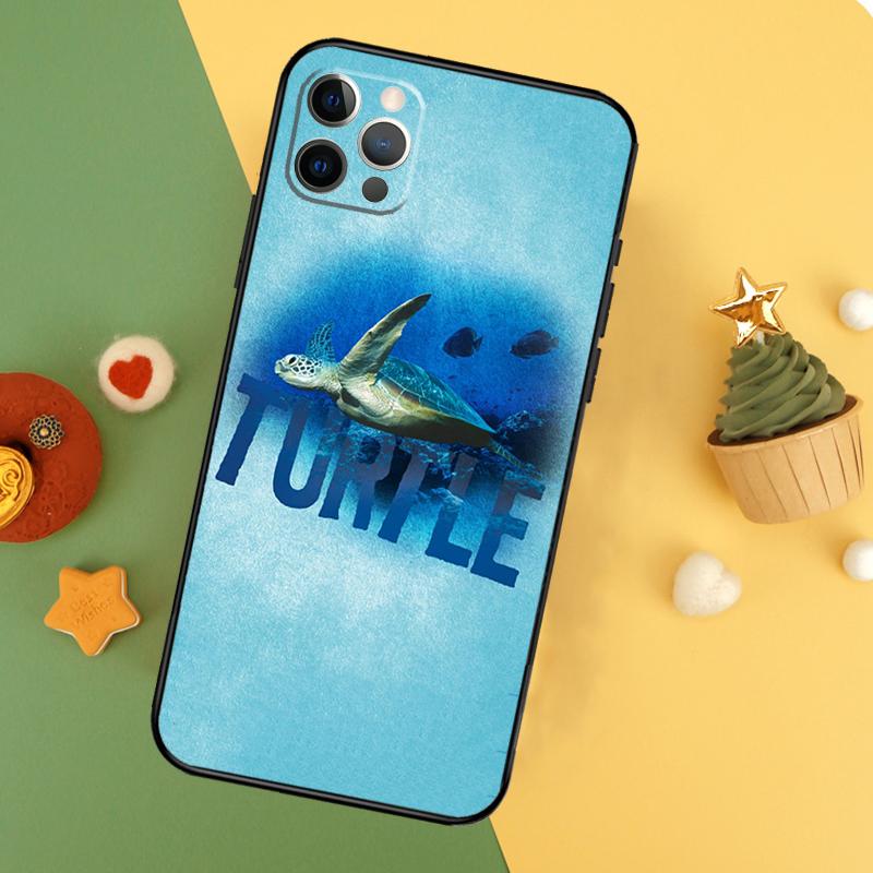 Sea Turtle Phone Case For iPhone 17 17Air 16 16E 15 14 13 12 11 Pro Max 12 13 Mini Shockproof Cover
