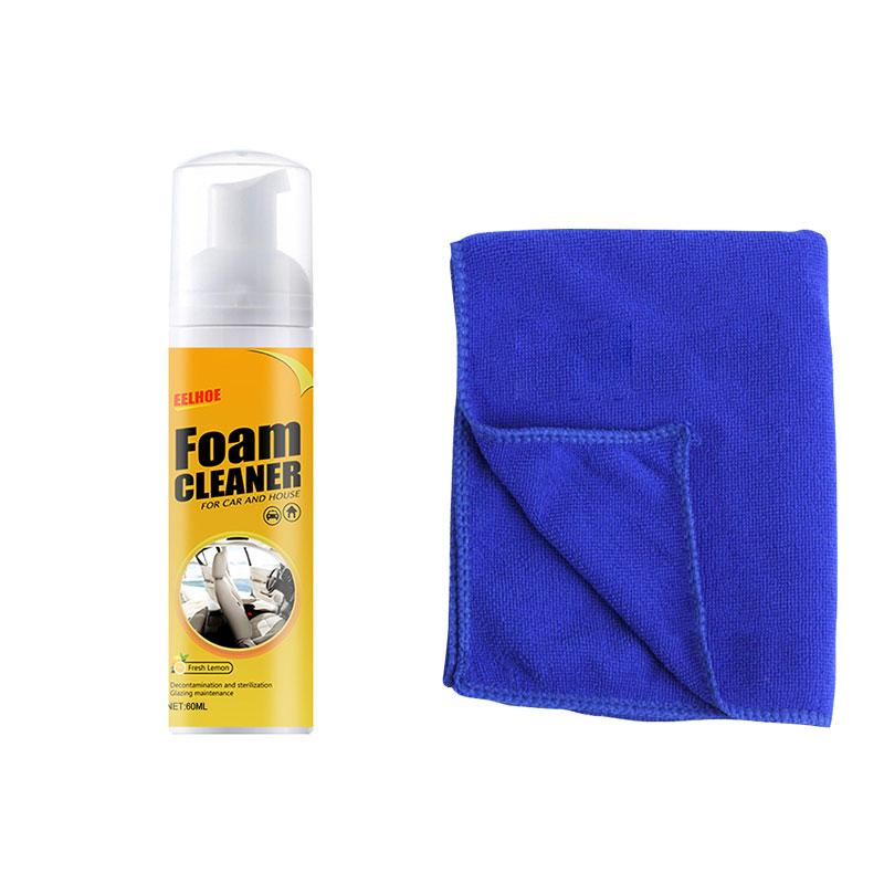 Nettoyant Mousse pour Voiture Spray Multi-usage Nettoyant Anti-âge Outils Nettoyage Intérieur Voiture Maison Mousse pour Nettoyage Cuir Intérieur Voiture