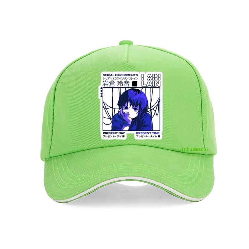 Serial ExperiUnisexts Lain hat Harajuku pop Unisexga Unisex Baseball Cap cool Summer caps for Unisex Adjustable Snapback hats gorras