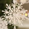 Transparent AcrylicSnowflake Flakes- Snowflake String Shop Window Decorations Christmas Ornaments Pendant