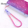 Portable Phone String Lanyard Multifunctional Detachable Liquid Silicone Mobilephone Mini USB Fan Hand Dangled Strap for