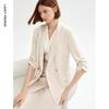 Langzi Basic Wardrobe Acetate Blazer