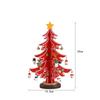 Wooden Material Christmas Tree Ornament Stereo Structure Christmas Decoration  Home