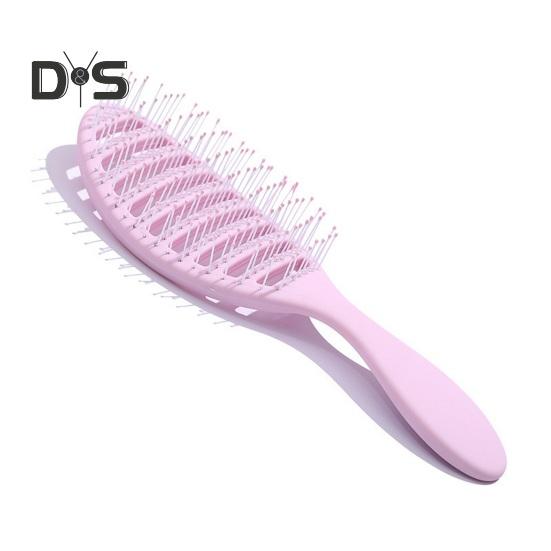 Vented Hair Brush Portable Anti-static Thin Thick Curly Long Wet Dry Hair Blow Drying Paddle Brush Women Girls Scalp Massage Hair Styling Detangling