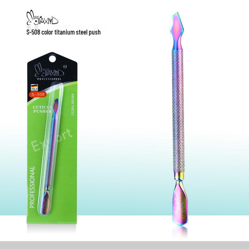 Ultra-Thin Double-Headed Steel Cuticle Pusher for Nail & Hand Care