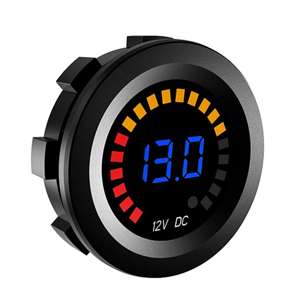 5-36V Digital Display Panel Voltmeter Easily Installation LED Voltage Meter Personal Car Elements for Car Motorcycle