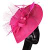Popular European And American Hemp Yarn Headgear Bridal Hair Accessories Banquet Photo Gift Hat Feather Headgear
