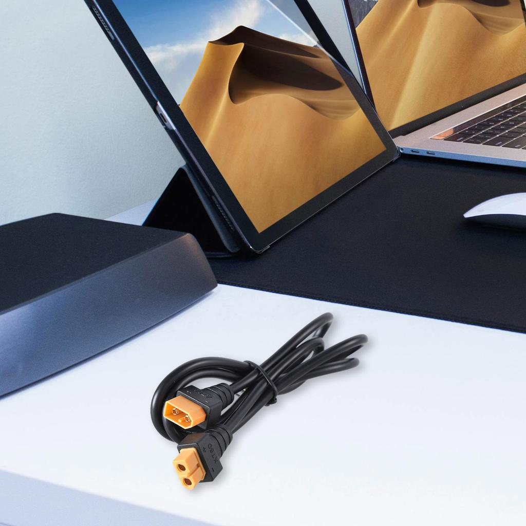 200cm Long XT60 Male To Female Extension Cord Conversion Adapter Cable for Outdoor Power Solution and RC Vehicles