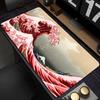 Pad NonSlip Carpet Natural Rubber Big Mouse Mats x Mouse Pad Gamer Black Great Wave Art Mousepad XXL Mechanical Keyboard