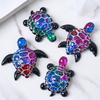 3D Sea Turtle Keychain Silicone Mold DIY Ocean Theme Animal Ornaments Tortoise Turtle Craft Making UV Epoxy Resin Jewelry Molds