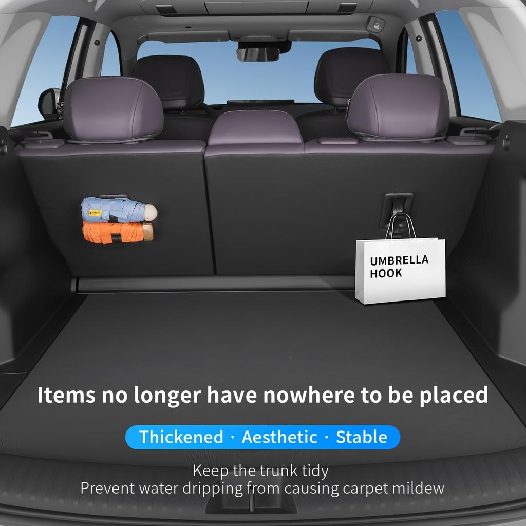 Universal Car Umbrella Hook Holder - Easy Clip-On Dashboard Storage Support Trunk and Seat Back Headrest Hanger Auto Accessories