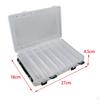 Fishing Tackle Box Container Lure Case, Hooks Lightweight Double Sided Removable Handle
