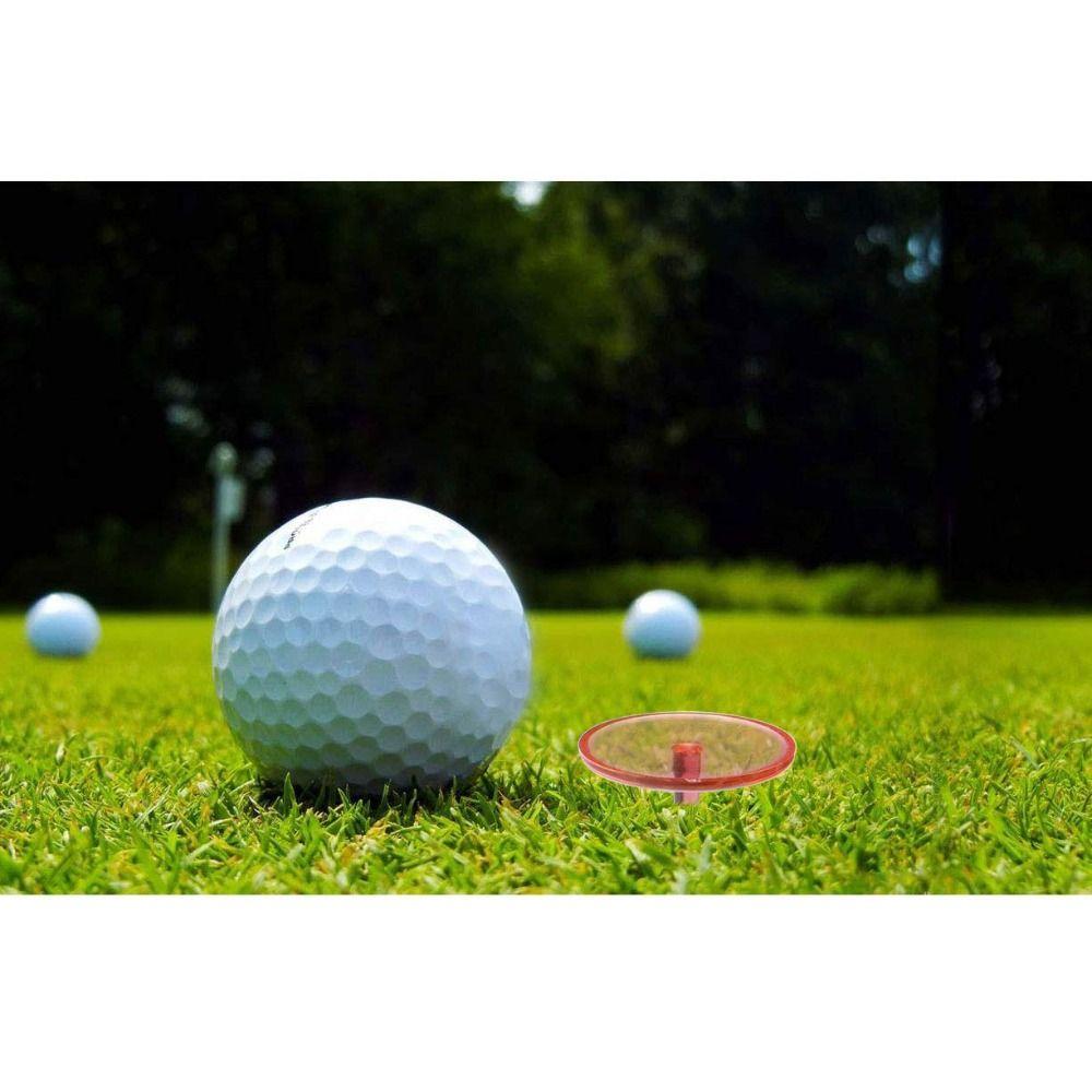 50PCS Assorted Color Transparent Golf Ball Marker Diameter 24 Mm Play Golf Golfing Accessories