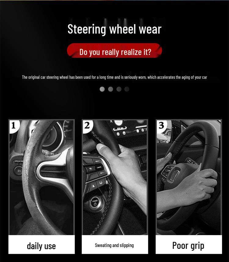 Lexus Steering Wheel Cover: Genuine Leather & Suede for UX, NX, RX, LX, CT