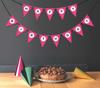 Inkdotpot Birthday Party Decorations Happy Birthday Party Garland Baby Girls Polka Dot Pennant Banner