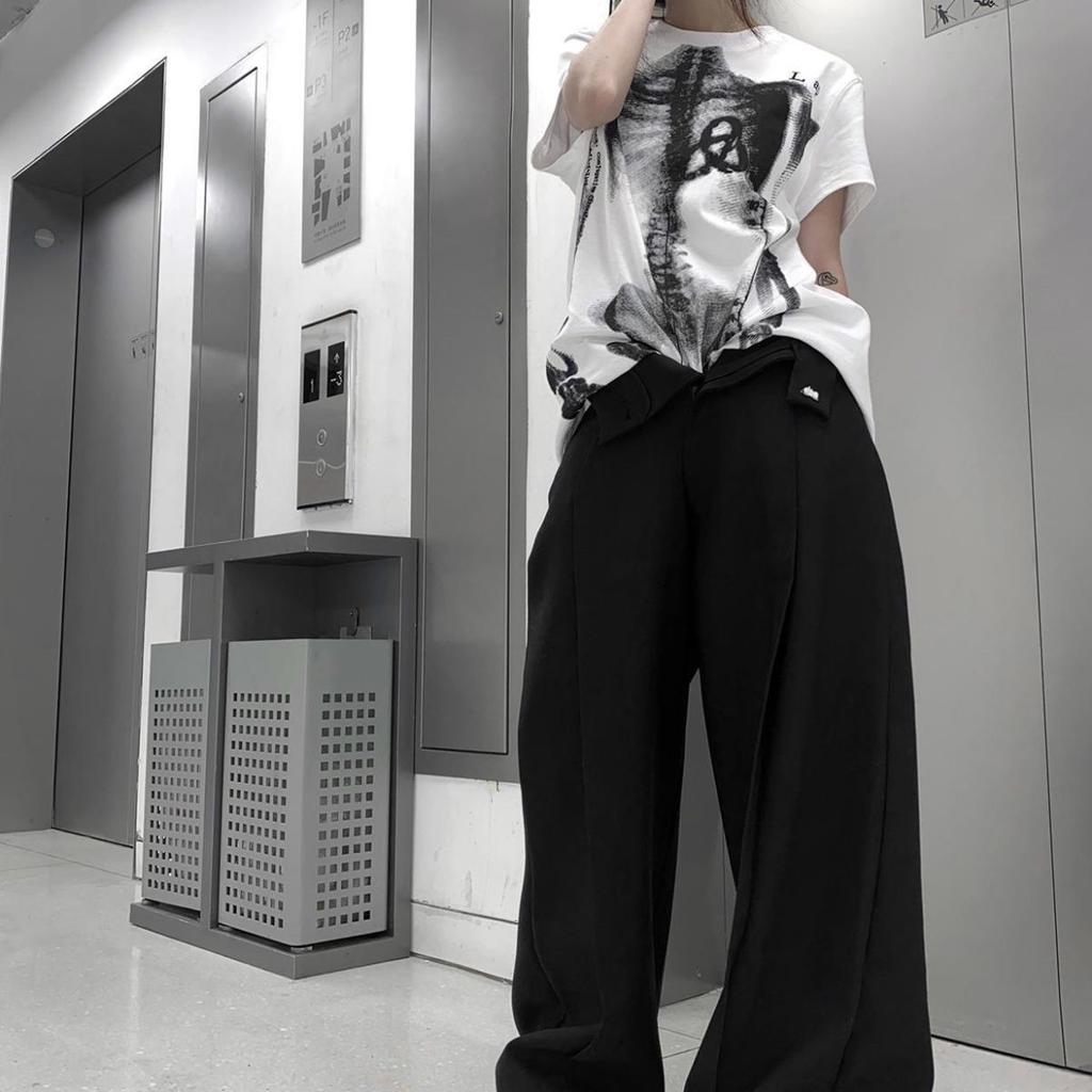 Yaz Kadın Tişörtleri Sokak Giyim BF Harajuku Tişörtler Bol Kesim Üstler Moda Günlük Kurukafa Baskılı Kore Y2k Tişört