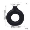 Donut Plastic Vase White Black Pink Cute Round Vase Flowerpot Ornaments for Living Room Dining Table Office Home Decor