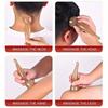 Resin Massage Stick Lotus pod shape massager Face Scraping  Reduce Puffiness Scraping Board Reduces Wrinkles And Fine Lines