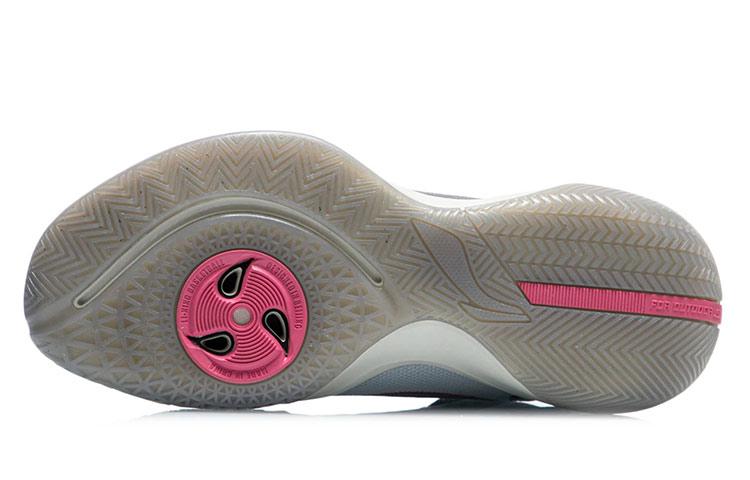 Men's Sneakers Li-Ning Li Ning Swift Wind Cushioning Slip Resistant Mid top Basketball Shoes Men's Shark Gray