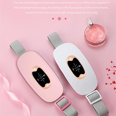 Menstrual Heating Pad Rechargeable Back Waist Massage Belt Vibrating Device Fast Heat