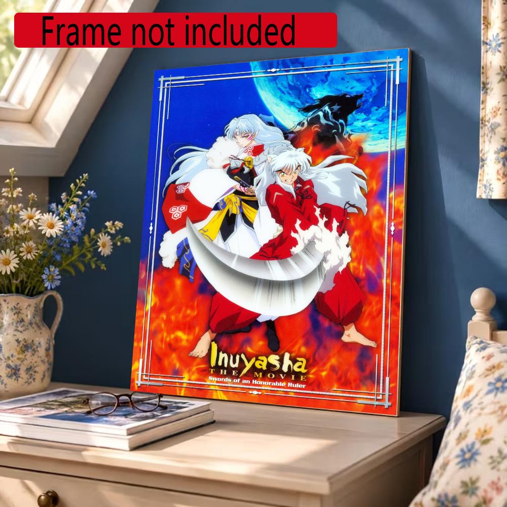 Inuyasha Diamond Painting Round Diamond Mosaic Rhinestones Diamond Embroidery Craft Kit Wall Decor Without Frame
