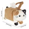 Tissue Box For Car Cartoon Cat Tissue Box Holder For Car Cute Decor Storage Organizer Napkin Dispenser For Headrest RV Armrest
