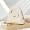 IELGY Ladies Soft Leather Chain Diamond Small Messenger Bag - Perfect for Hand Carry