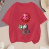 Hot Sale Plants Vs Zombies 2D Cartoon Print Casual Summer Short Sleeve T Shirt 2026 For Children Teenagers Boys Girls