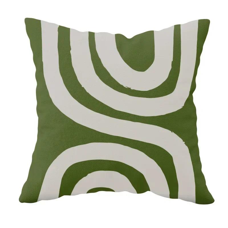 Home Decor Geometric & Floral Patterned Decorative Cushions Pattern Cushion Cover Suitable for Sofa Bedroom Car Pillow Cover