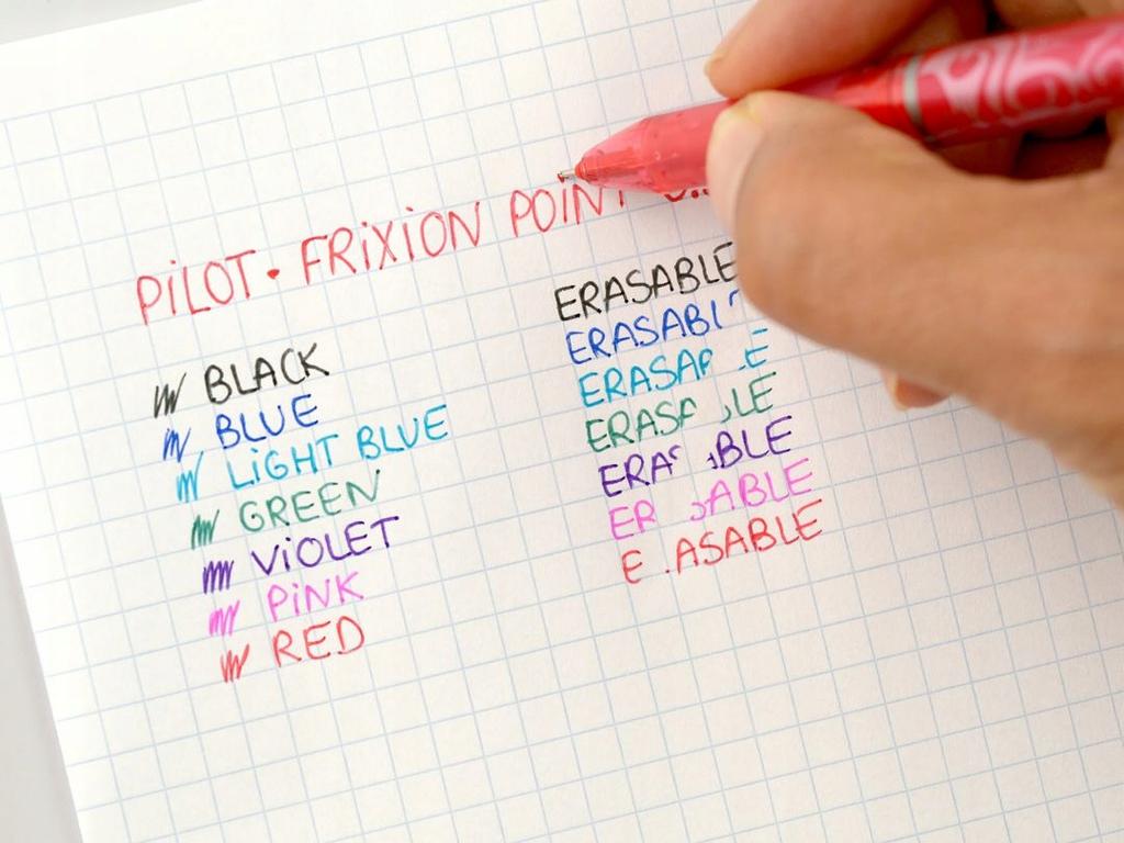 Stylo roller Pilot Frixion Point Bleu Avec Gomme Bl-Frp5-L