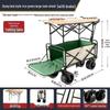 Outdoor Camping Wagon with Tank Wheels
