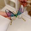 1Pc Explosion-Proof Butterfly Brooch Insect Corsage Women'S Accessory Acrylic Transparent Wings High-Grade Clothing Pin