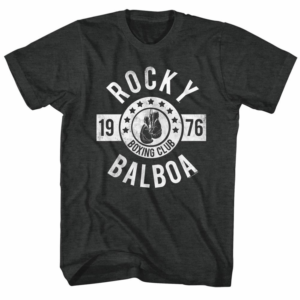 Rocky Boxing Club Black Heather T-Shirt XXXL