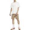 Nike T Shirts Men's White Crew Neck Moderate Straight Fit DO1930-133