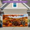 1 Piece of 2D Flat Background Fabric, Polyester Banner Decoration Featuring the Harvest Scene of Autumn Farmlandzyc