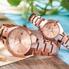 Unisex Luminous Quartz Watch: Fashionable Steel Band, Waterproof, Suitable for Students & Couples
