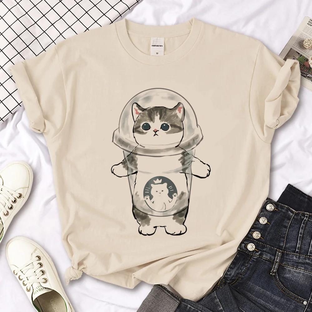 Летние футболки с изображением кота — фото 13