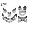 Schwarze Katze Ausstecher Halloween Kürbisschnitzset Edelstahl Set DIY Hexe Jack O Lantern Werkzeug zum Dekorieren Backen Geschenk Glatt