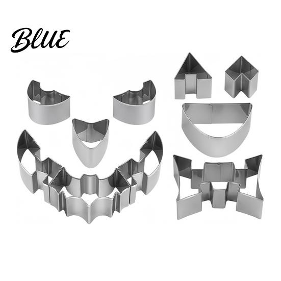 Schwarze Katze Ausstecher Halloween Kürbisschnitzset Edelstahl Set DIY Hexe Jack O Lantern Werkzeug zum Dekorieren Backen Geschenk Glatt