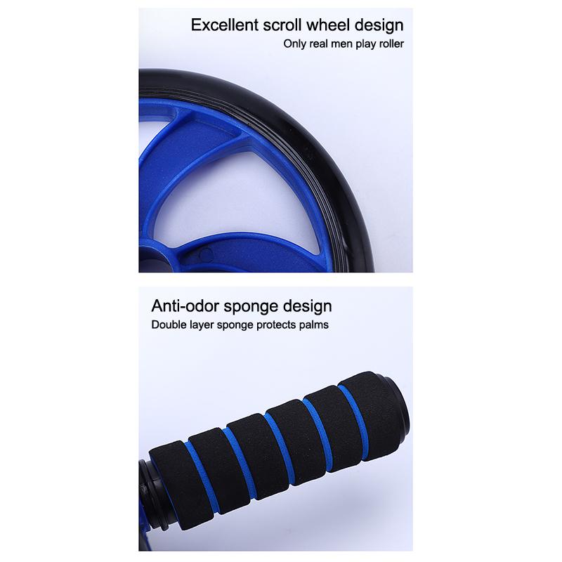 Dual-Wheel Abdominal Wheel Exercise Equipment, Stable Core Trainer For Home Gym Fitness Workout