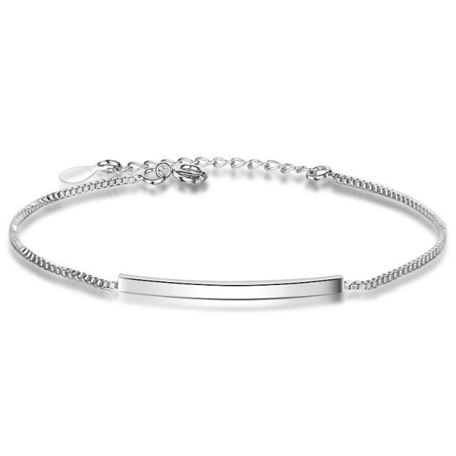 Latest Color Color Gypsophila Snake Bone Chain Wrist Bracelet Bangle Women Fine Trendy Wedding Occasion Gathering Fashionable Jewelry Bridal