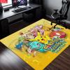 Cute Anime Cartoon Creatures Area Rug Non Slip Soft Floor Mat For Kids Room Gamer Room Living Room Decor Washable Carpet