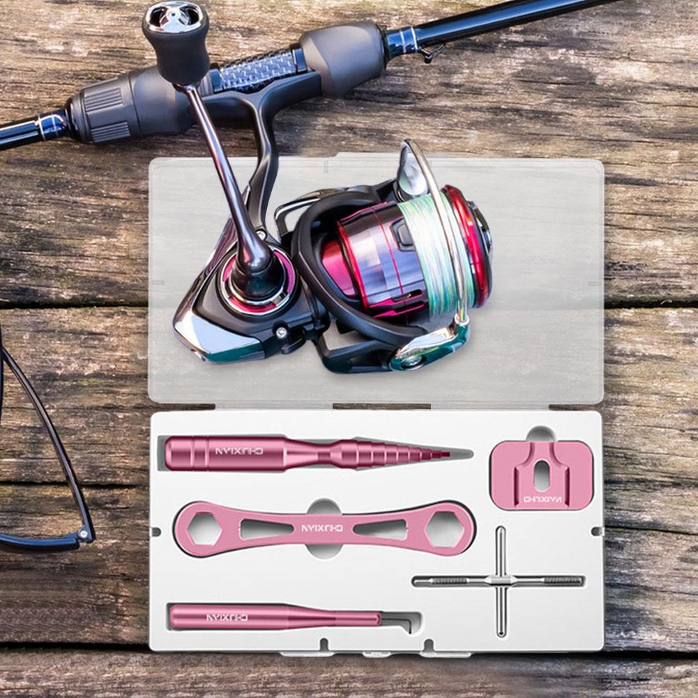 Angelrolle Demontagewerkzeug Angelrolle Wartungs-Reparaturwerkzeug Angelrolle Reparaturset DIY Modifizierte Spule Demontagewerkzeuge