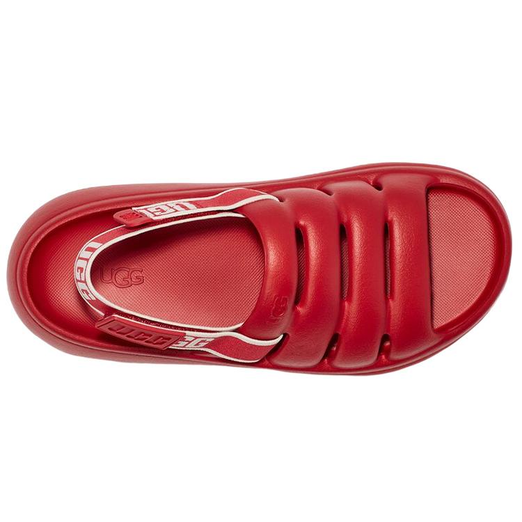 UGG Sport Yeah Slide Samba Red Women's 1126811-SBR